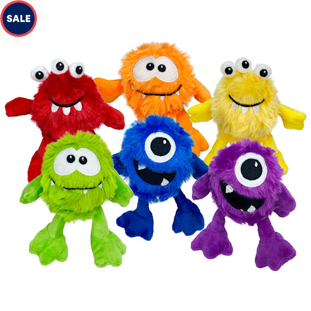 Multipet International Minipet Halloween Monsters Assorted Colors and Styles Dog Toy X Small Petco