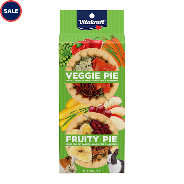 Vitakraft Veggie and Fruity Pies for Small Animals, 1.27 oz. - Carousel image #1