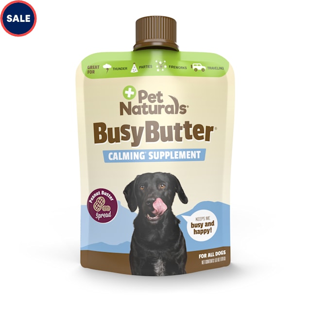 Pet Naturals BusyButter Easy Squeeze Calming Peanut Butter for Dogs, 6 oz. - Carousel image #1