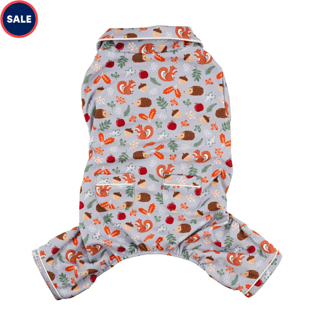 Harry Barker Woodsy Dog Pajamas X Small Gray Petco