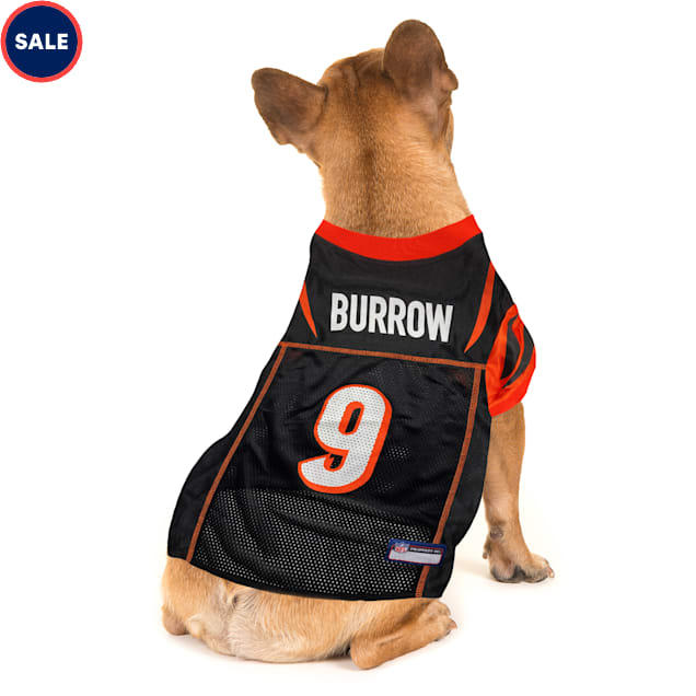 Pets First Joe Burrow Pet Jersey X Small Cincinnati Bengals