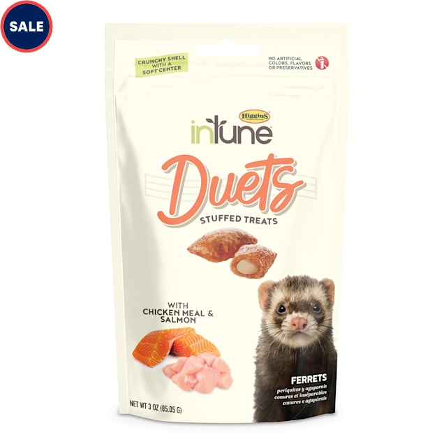 Higgins InTune Duets Chicken Meal & Salmon for Ferrets, 3 oz. - Carousel image #1