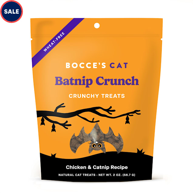 Bocce's Bakery Batnip Crunch Crunchy Cat Treats, 2 oz. - Carousel image #1