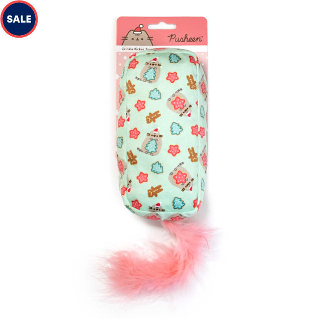 Pusheen Holiday Crinkle Kicker Presents Cat Toy - Carousel image #1