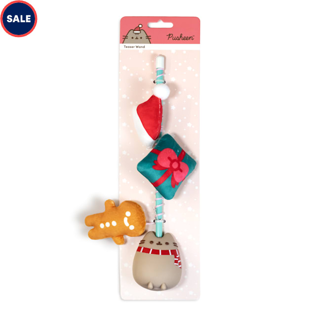 Pusheen Holiday Scarf Teaser Cat Toy - Carousel image #1