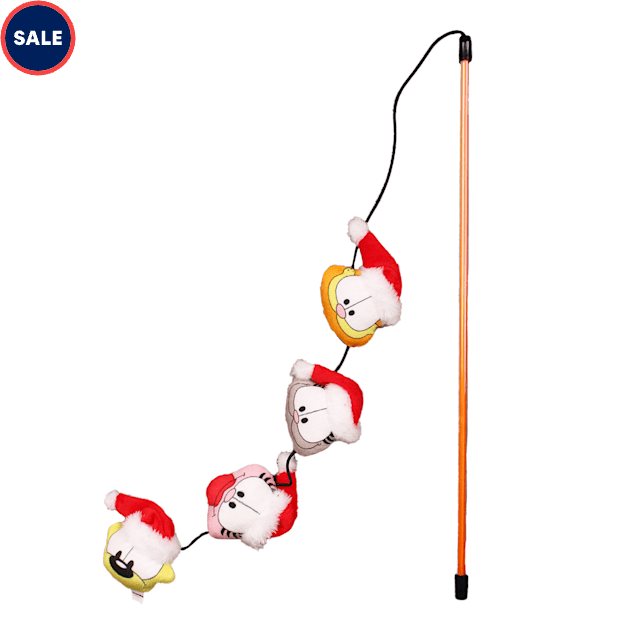 Garfield Santa Characters Plush Cat Teaser with Catnip - Carousel image #1