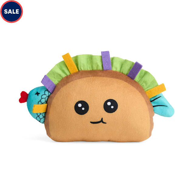 Petco Fish Taco Plush Dog Toy, Small - Carousel image #1