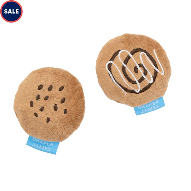 Draper James Cookie & Cinnamon Roll Cat Toy Set, Pack of 2 - Carousel image #1
