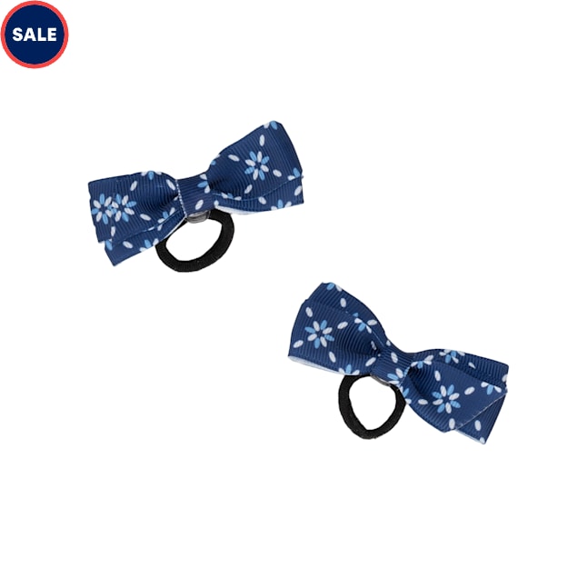 Draper James Hair Bows, Blue, Pack of 2 - Carousel image #1