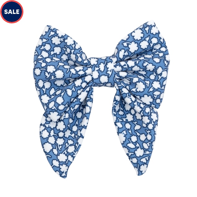 Draper James Floral Print Bow Slider, Medium/Large, Blue - Carousel image #1