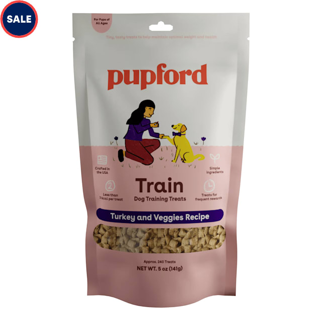 Pupford Freeze Dried Turkey and Veggies Dog Training Treats, 5 oz. - Carousel image #1