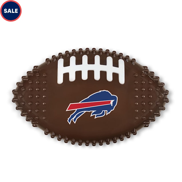 Pets First Buffalo Bills Football Mega Chew Dog Toy, Small - Carousel image #1