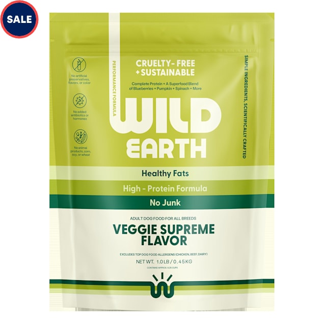 WILD EARTH Veggie Supreme Adult Dog Food, 1 lbs. - Carousel image #1