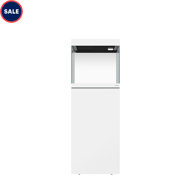 Waterbox Aquariums White EDEN 20 Aquarium W/ FLED 17, 17.7" L X 17.7" W X 49.6" H, 20.2 Gallons - Carousel image #1