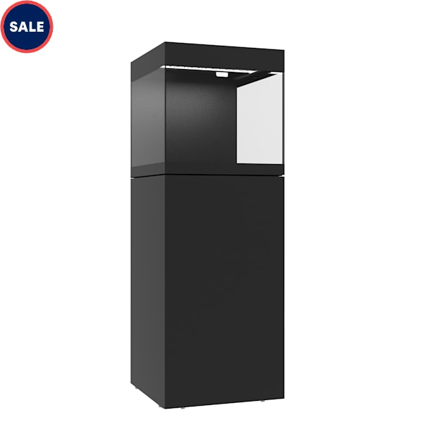Waterbox Aquariums Black EDEN 20 Aquarium W/ FLED 17, 17.7" L X 17.7" W X 49.6" H, 20.2 Gallons - Carousel image #1