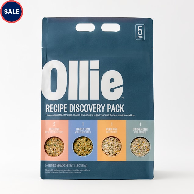 Ollie Fresh Recipe Dog Food Discovery Pack, 1 lb., Count of 5 - Carousel image #1