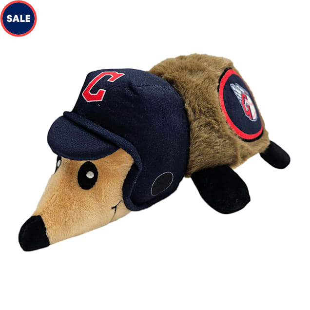 Pets First MLB Cleveland Guardians Hedgehog Dog Toy, Medium - Carousel image #1
