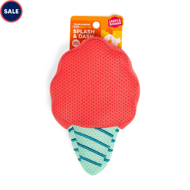 Leaps & Bounds Cotton Candy Mesh Fill-N-Freeze Dog Toy, Large - Carousel image #1