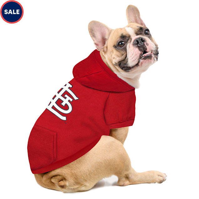 Pets First MLB National League Hoodie Sweatshirt for Dogs, Small, St. Louis Cardinals - Carousel image #1
