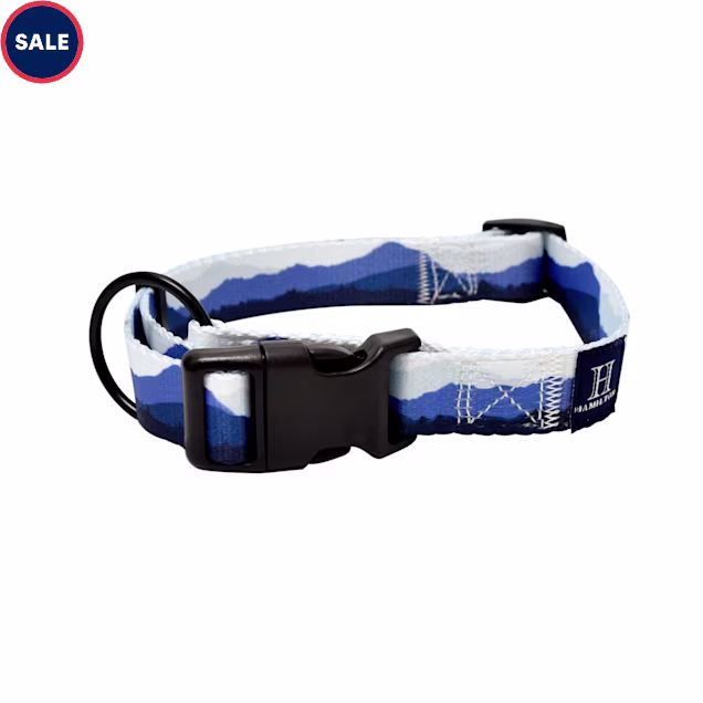 Hamilton Go Boldly Land & Sea Adjustable Dog Collar, Mountains, Small/Medium - Carousel image #1