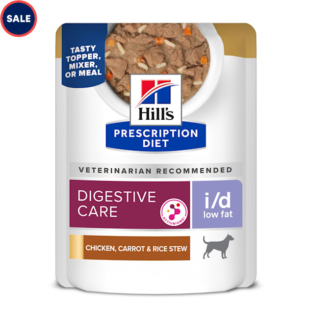 Hill's Prescription Diet i/d Low Fat Carrot, Chicken & Rice Stew Wet Dog Food, 2.8 oz., Case of 24 - Carousel image #1
