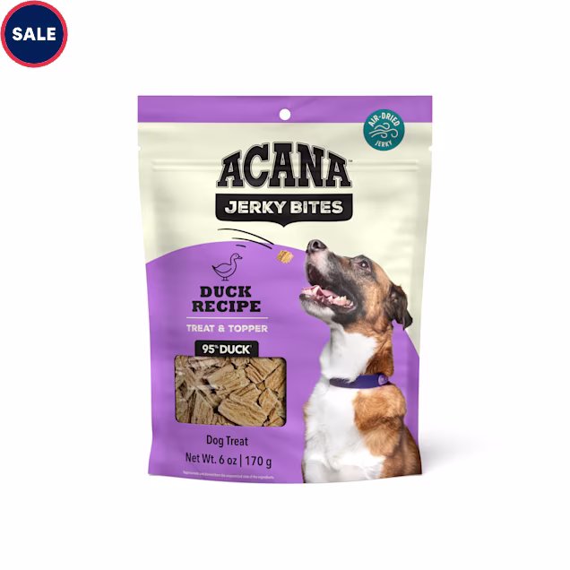 ACANA Duck Recipe Jerky Bites Dog Treats, 6 oz. - Carousel image #1