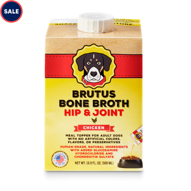 Brutus Bone Broths Chicken Hip & Joint for Dog Food, 16.9 oz. - Carousel image #1