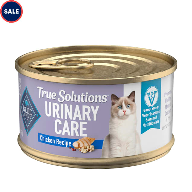 Blue Buffalo True Solutions Urinary Care Made with Natural Ingredients, Chicken Wet Cat Food for Adult Cats, 3 oz. - Carousel image #1