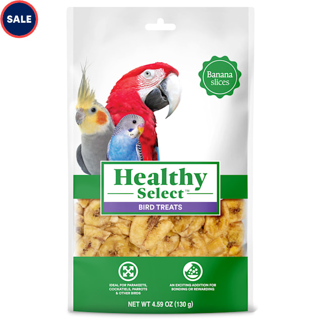 Healthy Select Banana Slices Treat for Birds, 4.59 oz - Carousel image #1