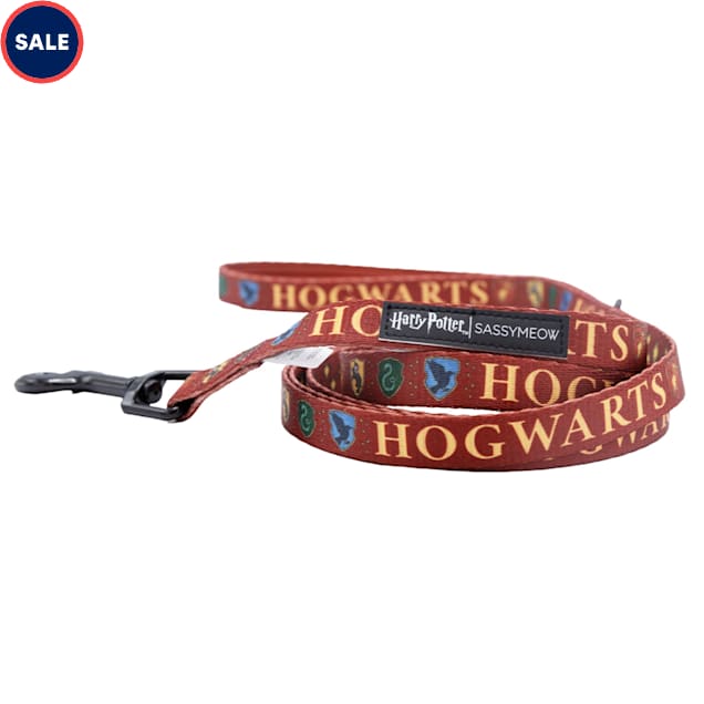 Sassy Meow Harry Potter Red Cat Leash, 6 ft. Long, .6 in. Wide - Carousel image #1