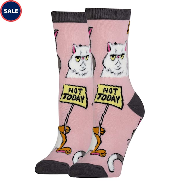 Oooh yeah! Women's Not Today Funny Crew Socks, Size 5-10 - Carousel image #1