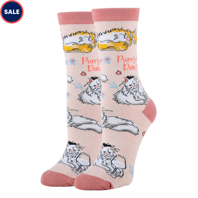 Oooh yeah! Women's Very Mindful Funny Crew Socks, Size 5-10 - Carousel image #1