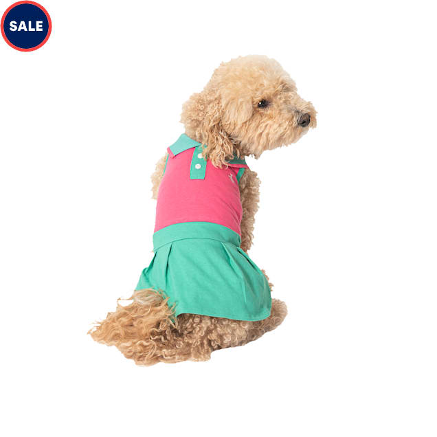 Original Penguin Hot Pink Polo Dress for Dogs, X-Small - Carousel image #1