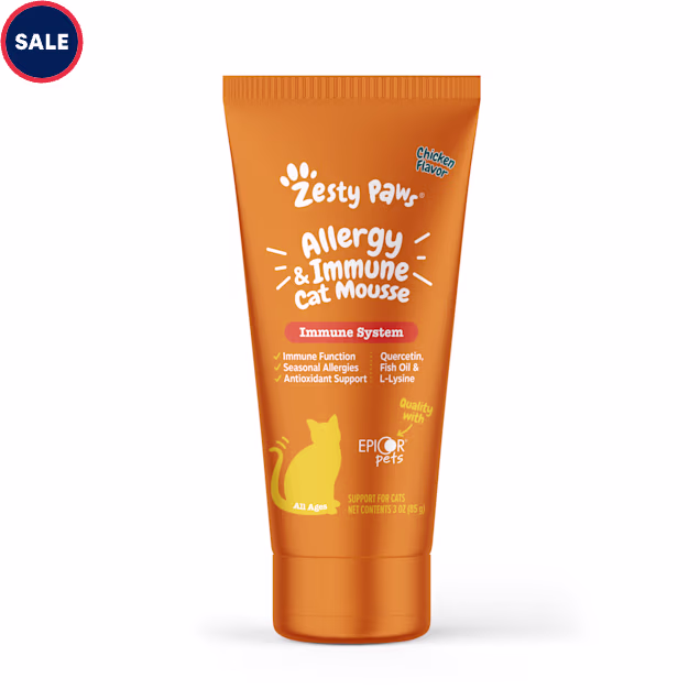 Zesty Paws Mousse Allergy & Immune, Chicken for Cats, 3 oz. - Carousel image #1