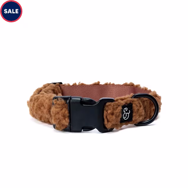 Lucy & Co. The Cinnamon Teddy Dog Collar, Small - Carousel image #1