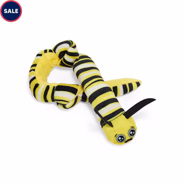 Petco Monarch Caterpillar Plush Dog Toy, Small - Carousel image #1