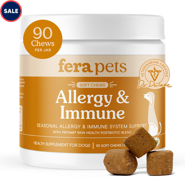 Fera Pets Allergy & Immune Support Soft Chews for Dogs, Count of 90 - Carousel image #1