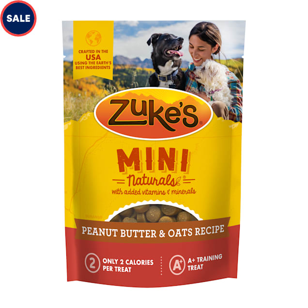 Zuke's Mini Naturals Dog Training made with Real Peanut Butter Treats for Dogs of All Sizes, 10 oz. - Carousel image #1