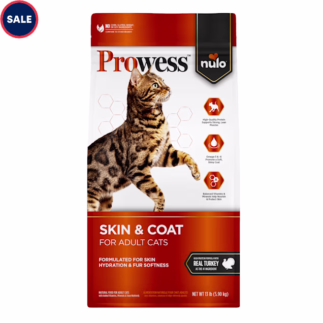 Nulo Prowess Skin & Coat for Adult Cat Food, 13 lbs. - Carousel image #1