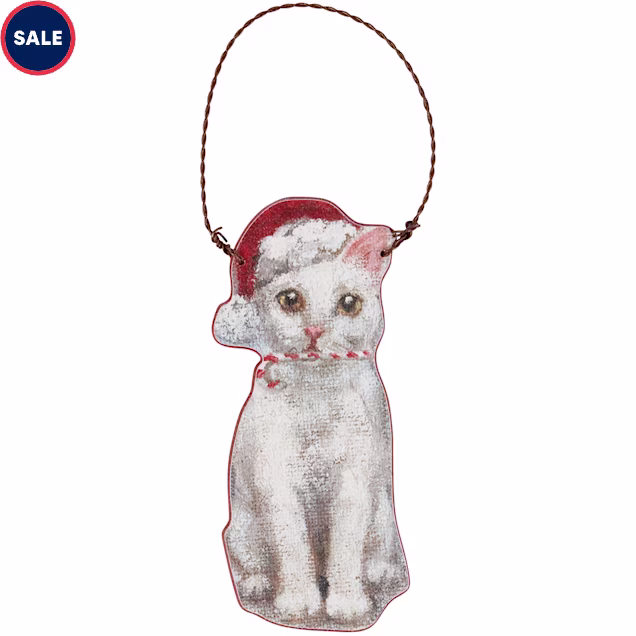 Primitives by Kathy White Cat Tree Ornament - Carousel image #1