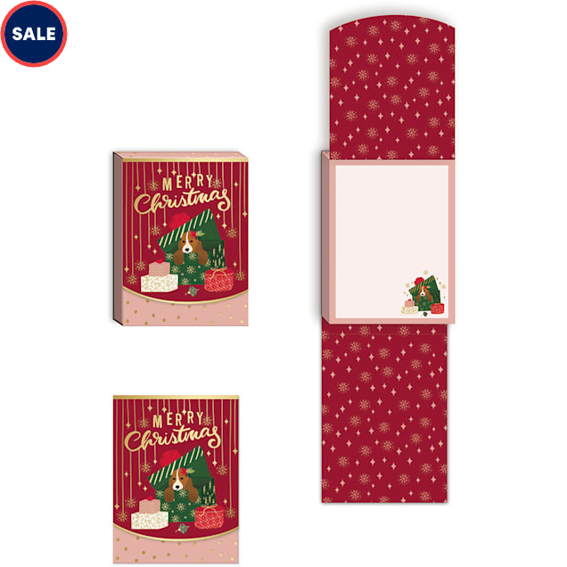 Molly & Rex Holiday Spaniel Notepad - Carousel image #1