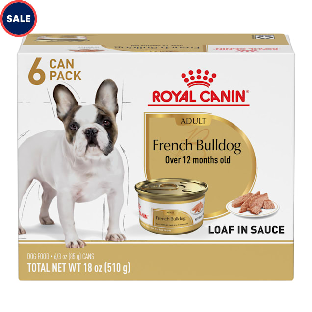 Royal Canin Breed Health Nutrition French Bulldog, Supports Digestive, Bone & Joint Health Adult Wet Dog Food, 3 oz., Count of 6 - Carousel image #1
