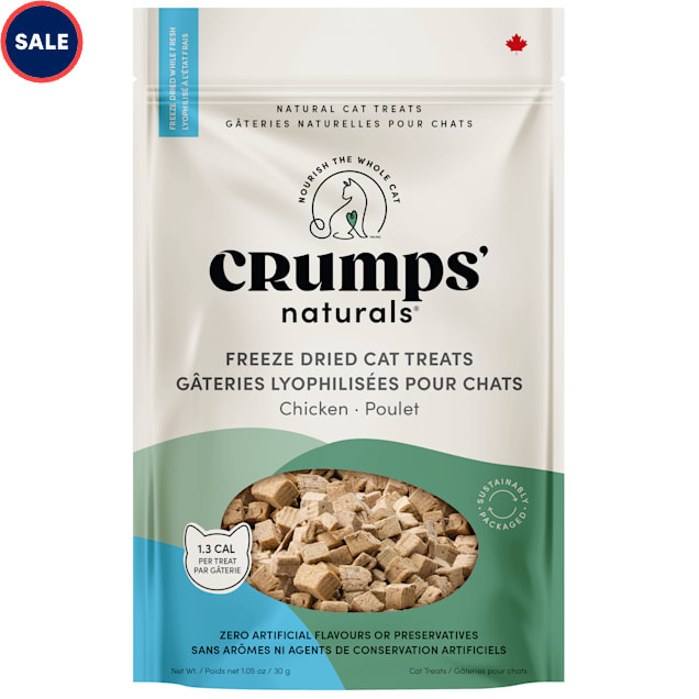 Crumps' Naturals Chicken Festive Freeze Dried Cat Treats, 1.05 lbs. - Carousel image #1