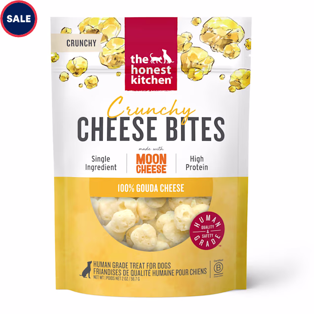 The Honest Kitchen Cheese Bites Gouda Recipe Dog Treats, 2 oz. - Carousel image #1