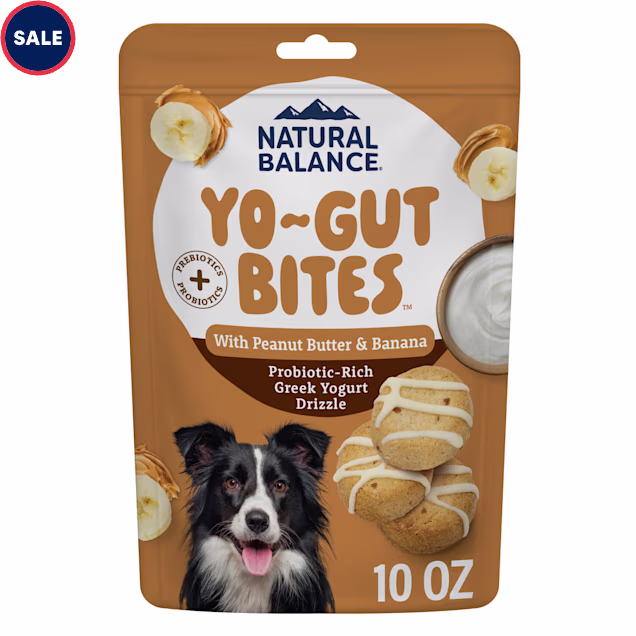 Natural Balance Yo-Gut Bites with Peanut Butter & Banana for Dogs, 10 oz. - Carousel image #1