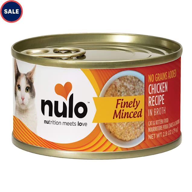 Nulo Finely Minced Chicken for Cat & Kitten, 2.8 oz., Case of 12 - Carousel image #1