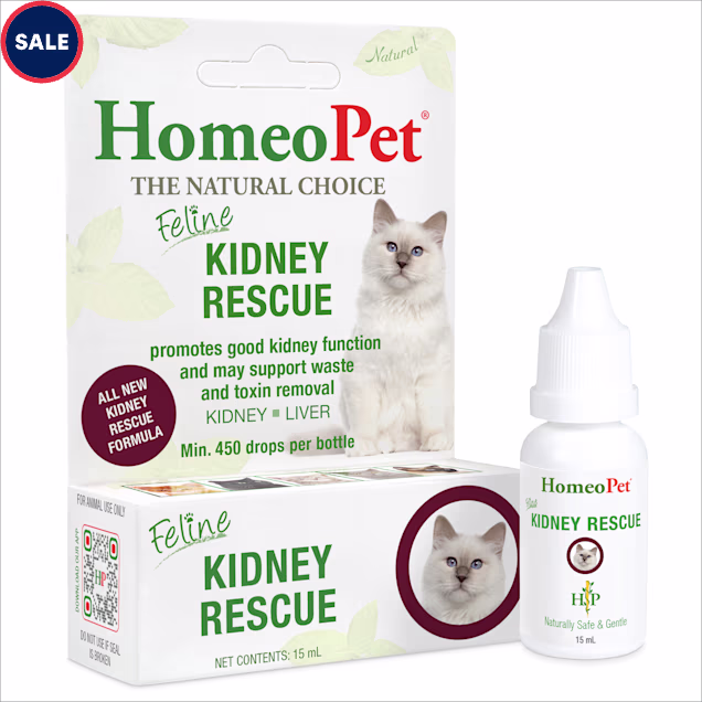 HomeoPet Feline Kidney Rescue for Cats, 0.069 lbs. - Carousel image #1