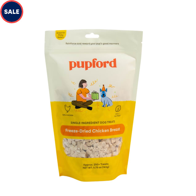 Pupford Feeze Dried Diced Chicken Breast Dog Treats, 5.74 oz. | Petco