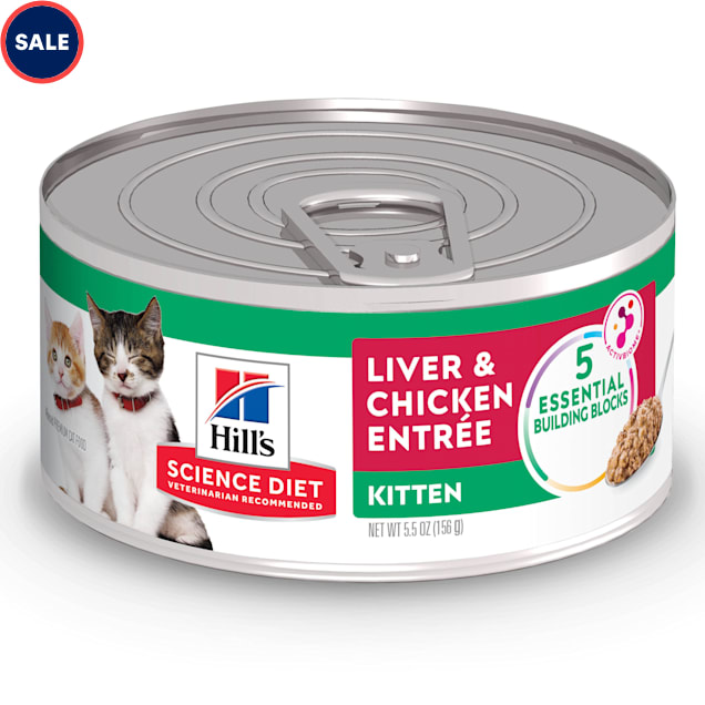 Hill s Science Diet Kitten Liver Chicken Entree Canned Food 5.5