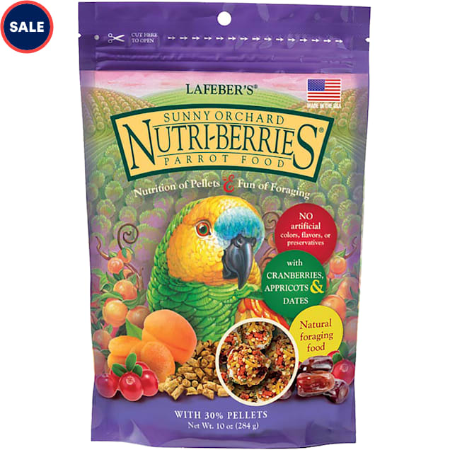 Lafeber's Sunny Orchard Parrot Nutri-Berries Parrot Food, 10 oz. - Carousel image #1